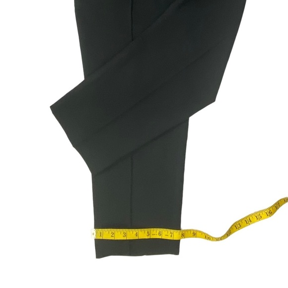 Asos Design Women’s Black Cropped High-Rise Pants, Front Seam, EUC, Size 14 - Picture 12 of 14